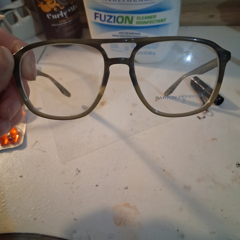 Barton Perreira Green-Tinted Glasses